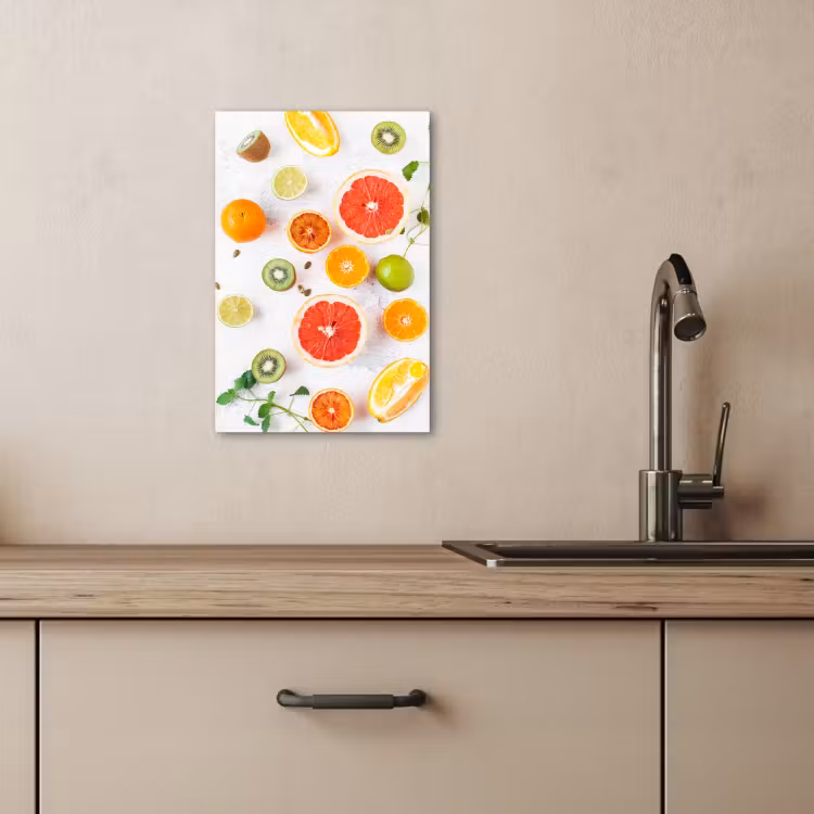 Lienzos decorativos - Rayos de sol cítricos — 4