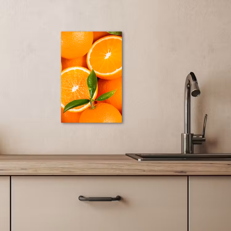 Lienzos decorativos - Rayos de sol naranja — 4