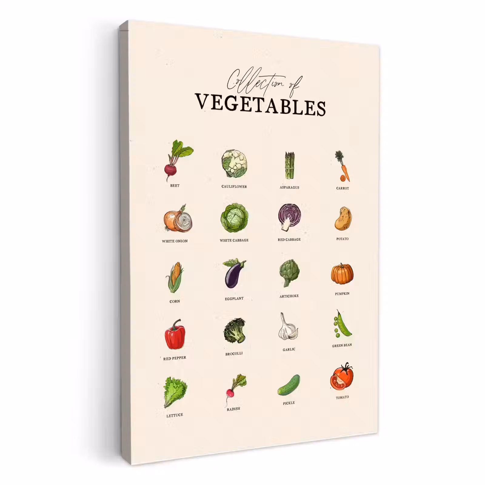 Lienzos decorativos - Recogida de verduras — 1