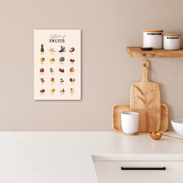 Lienzos decorativos - Frutas - Alimentación - Cocina — 3