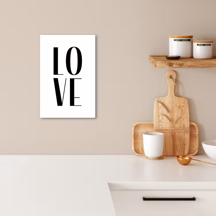 Lienzos decorativos - Me encanta la tipografía — 2