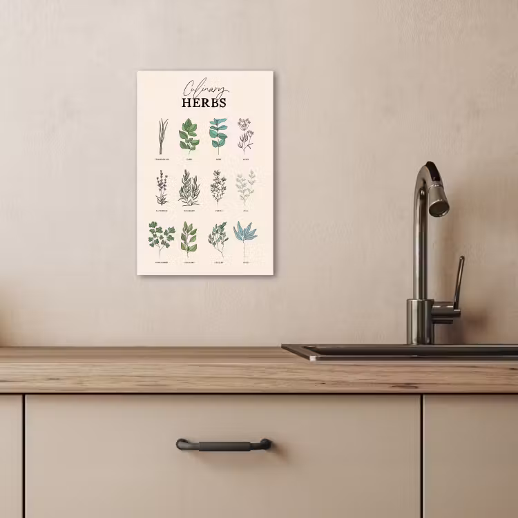 Lienzos decorativos - Plantas - Cocina - Hierbas — 4