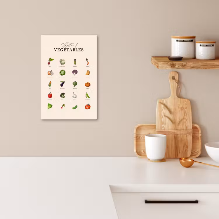 Lienzos decorativos - Recogida de verduras — 2
