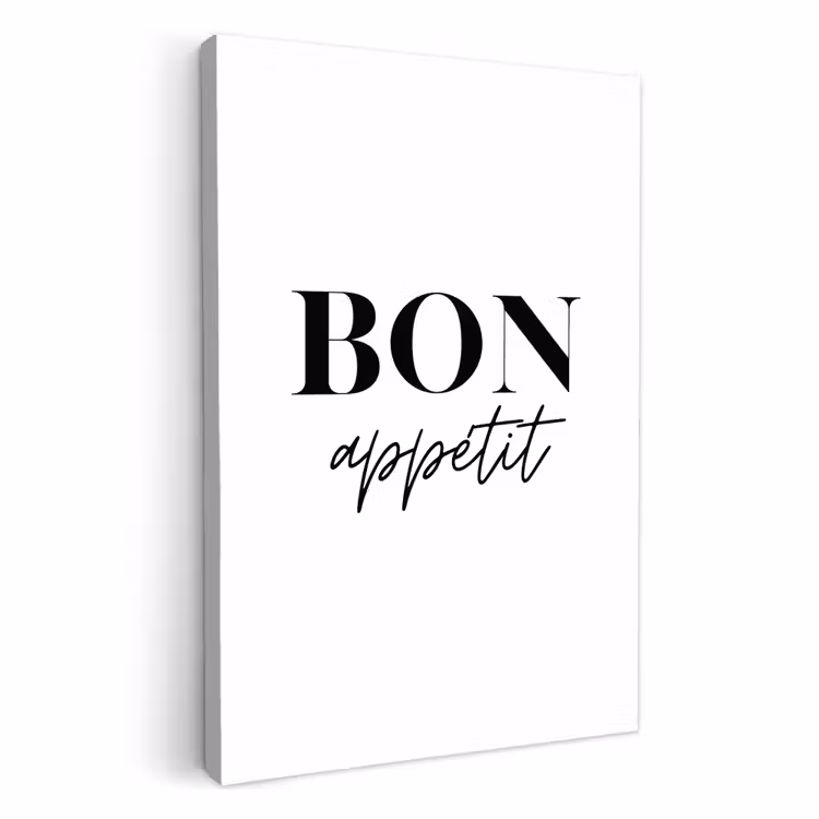 Lienzos decorativos - Tipografía de buen gusto — 1