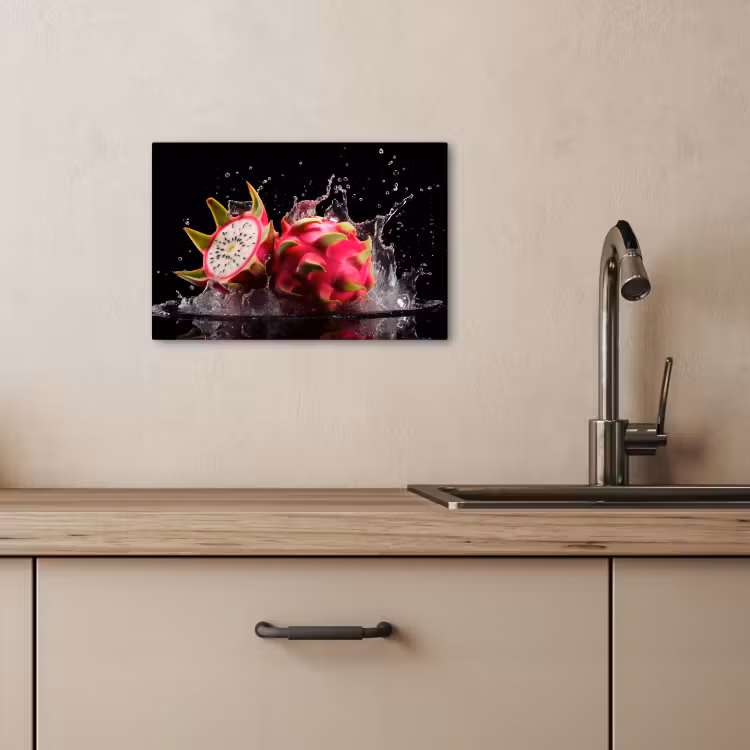 Lienzos decorativos - Fruta del dragón - Negra - Agua - Fruta - Fruta — 4