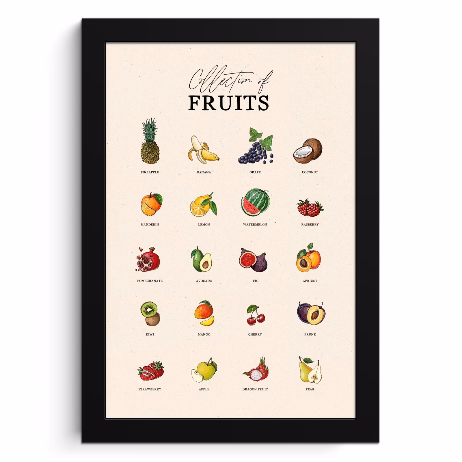 Cuadros enmarcados - Frutas - Alimentación - Cocina — 1
