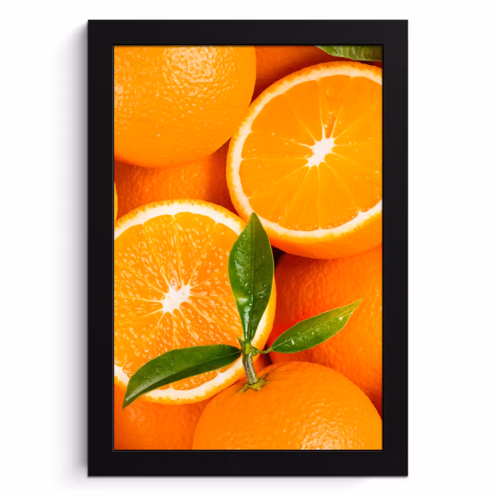 Cuadros enmarcados - Rayos de sol naranja — 1