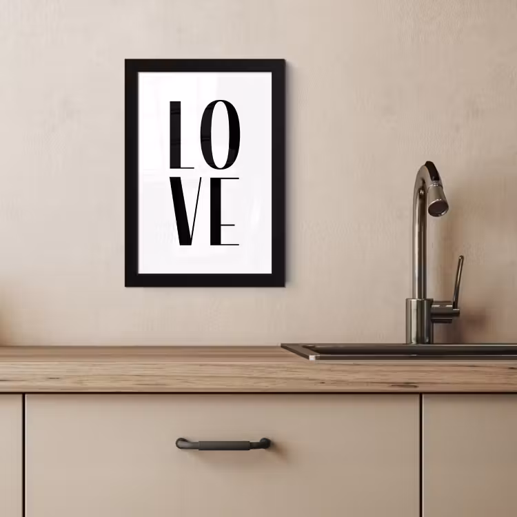 Cuadros enmarcados - Me encanta la tipografía — 3