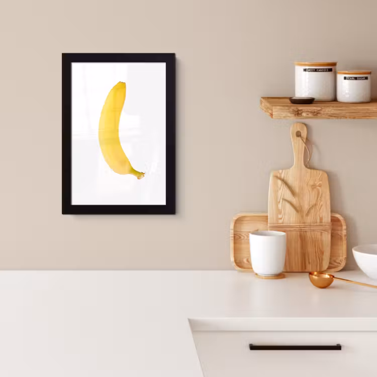 Cuadros enmarcados - Solitario Banana — 2