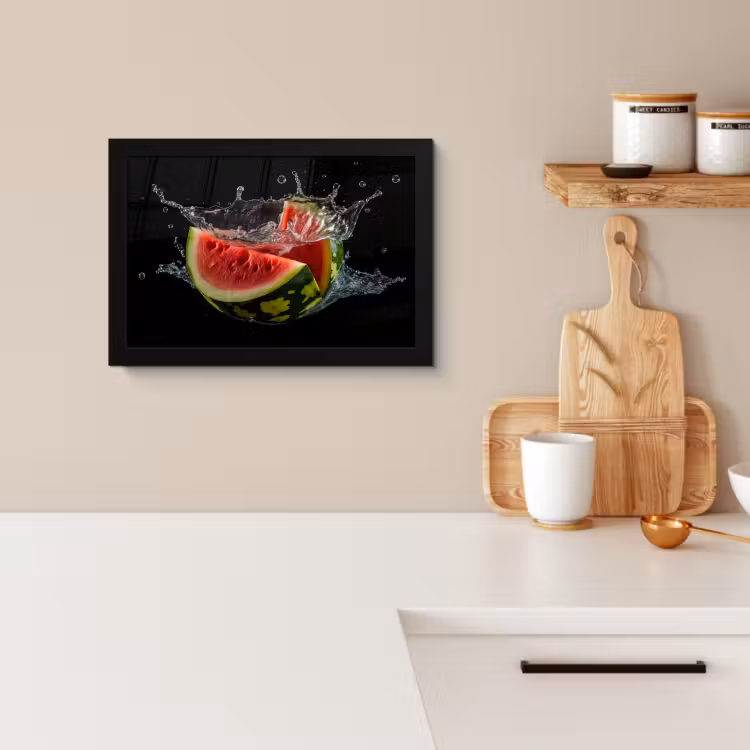 Cuadros enmarcados - Sandía - Negra - Agua - Fruta - Melón — 2