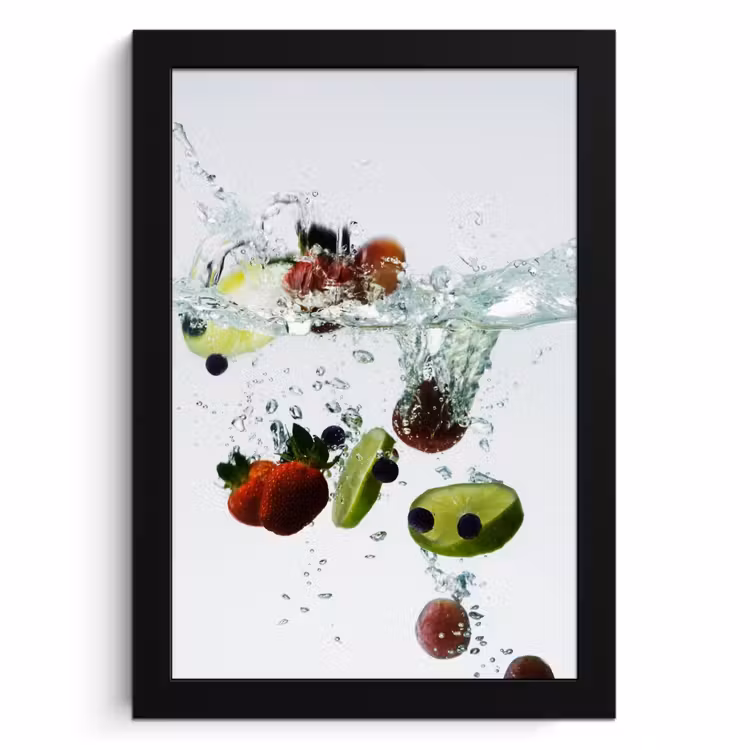 Cuadros enmarcados - Sinfonía de frutas en el agua — 1