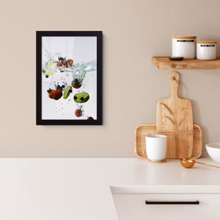 Cuadros enmarcados - Sinfonía de frutas en el agua — 3