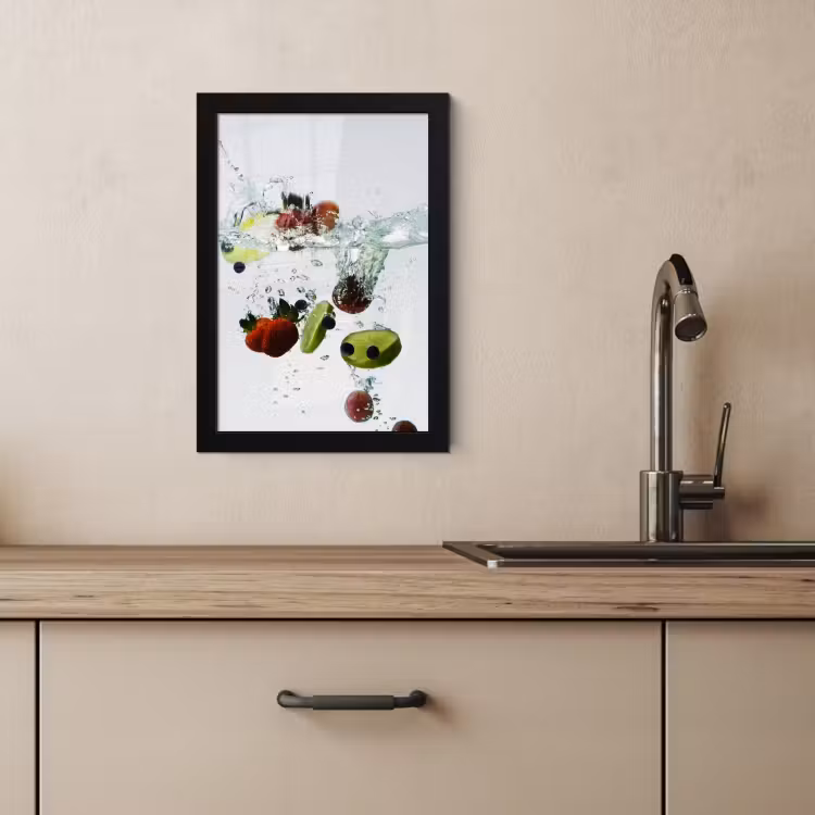 Cuadros enmarcados - Sinfonía de frutas en el agua — 4