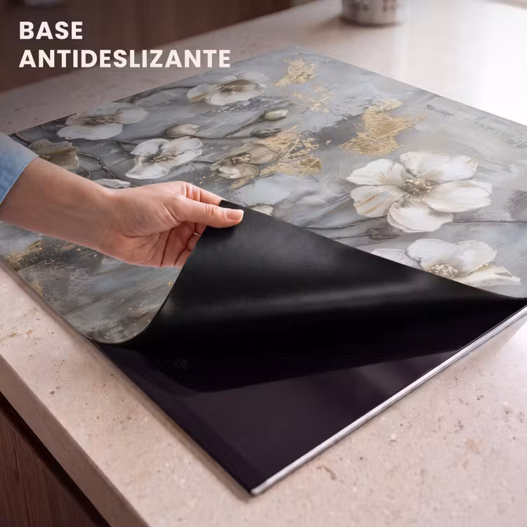 Protector de inducción - Fiori - Bianco - Grigio - Oro - Lusso — 6