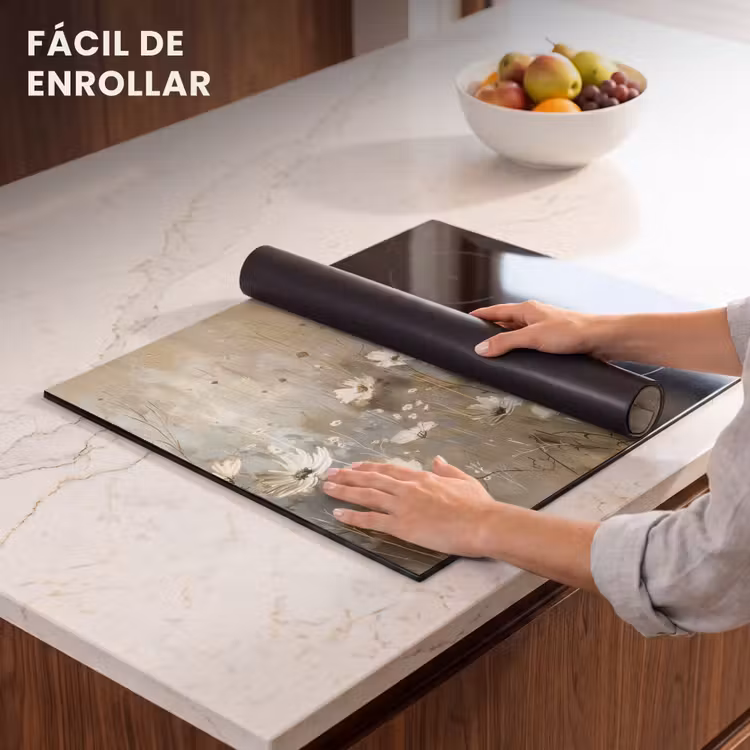 Protector de inducción - Fiori - Bianco - Natura - Grigio - Moderno — 7
