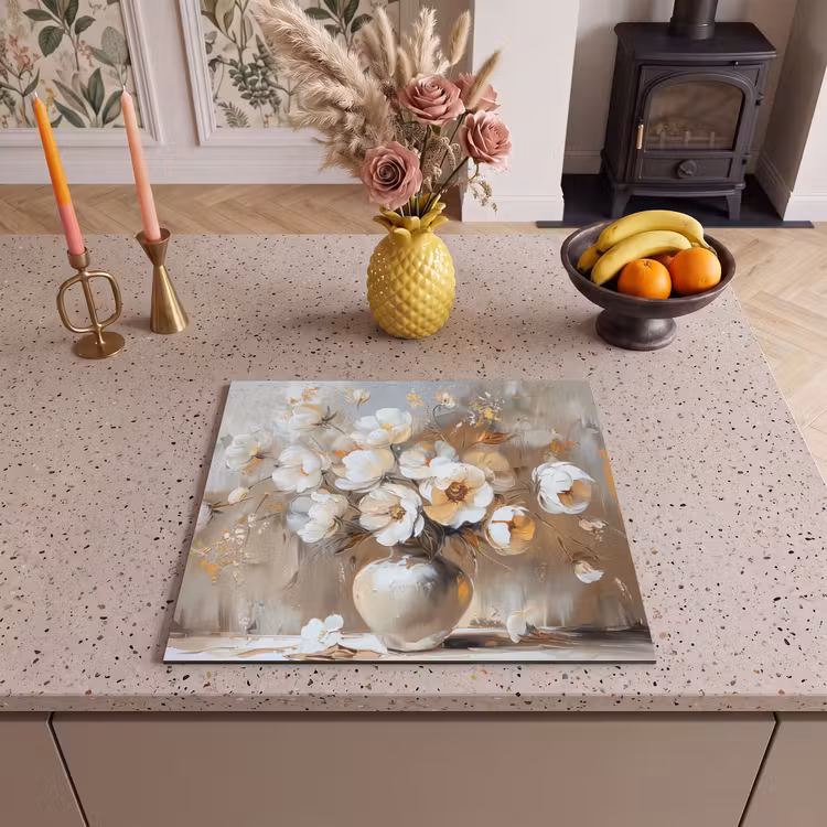 Protector de inducción - Vaso - Fiori - Arte - Oro — 3