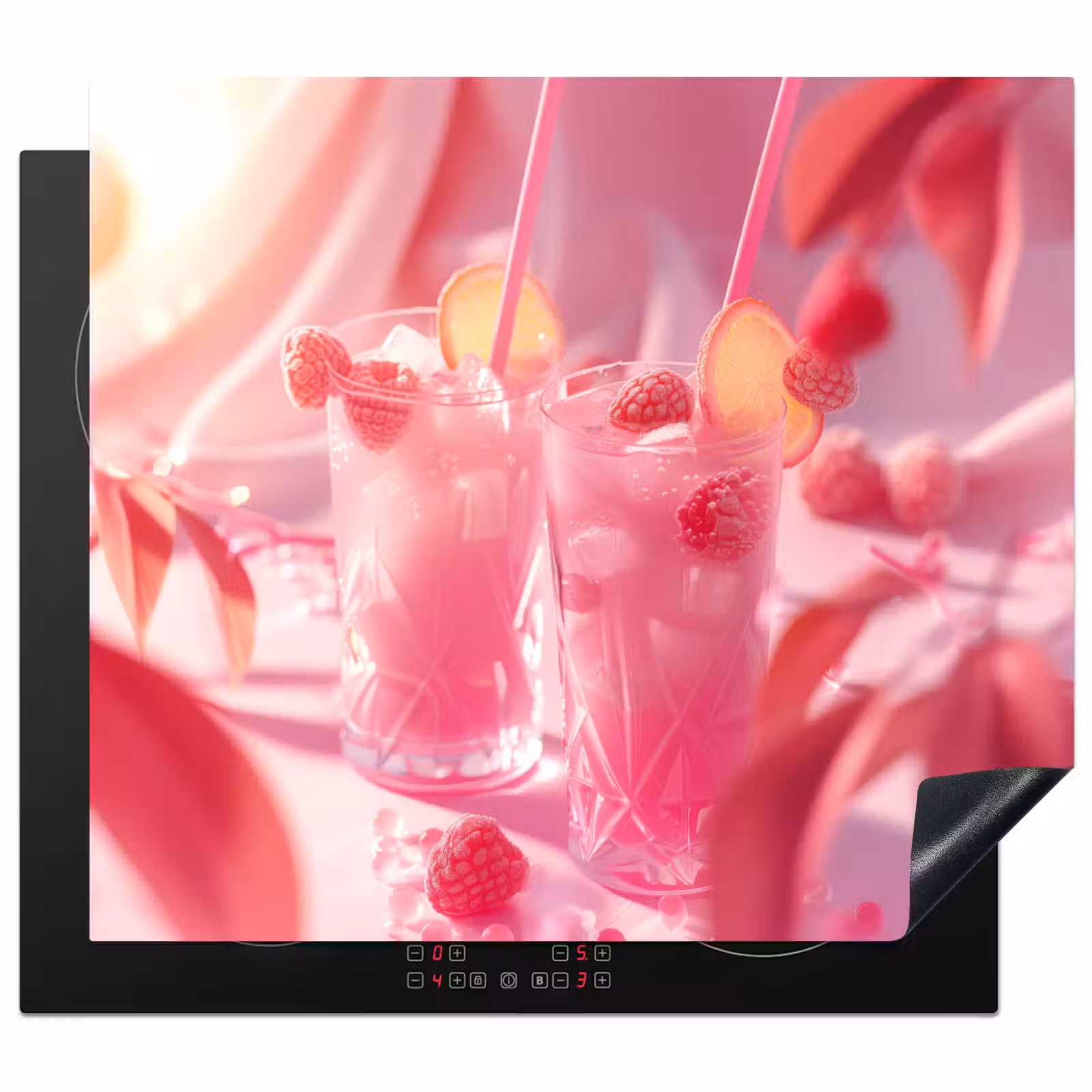 Protector de inducción - Bevande estive rosa — 1