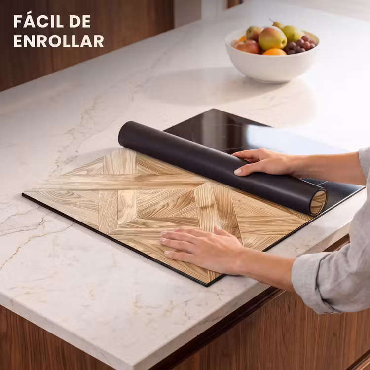 Protector de inducción - Diverse venature del legno nel modello a spina di pesce — 7