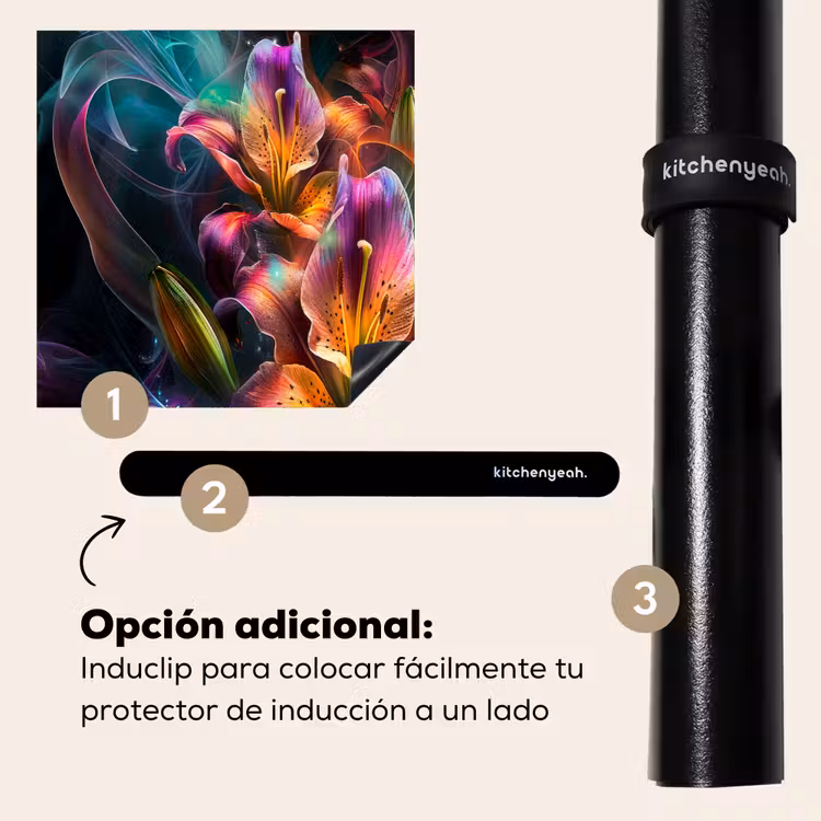 Protector de inducción - Spettacolare spettacolo di luci dei gigli — 8