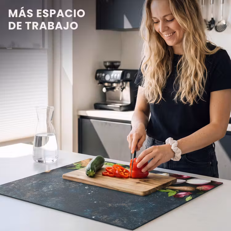 Protector de inducción - Coltello da chef e ingredienti freschi — 5