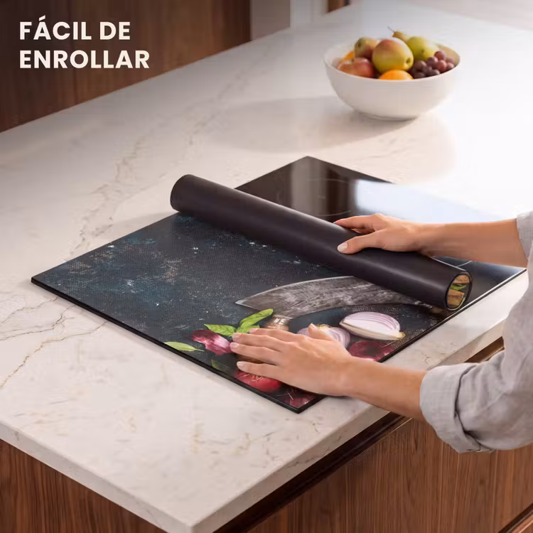 Protector de inducción - Coltello da chef e ingredienti freschi — 7