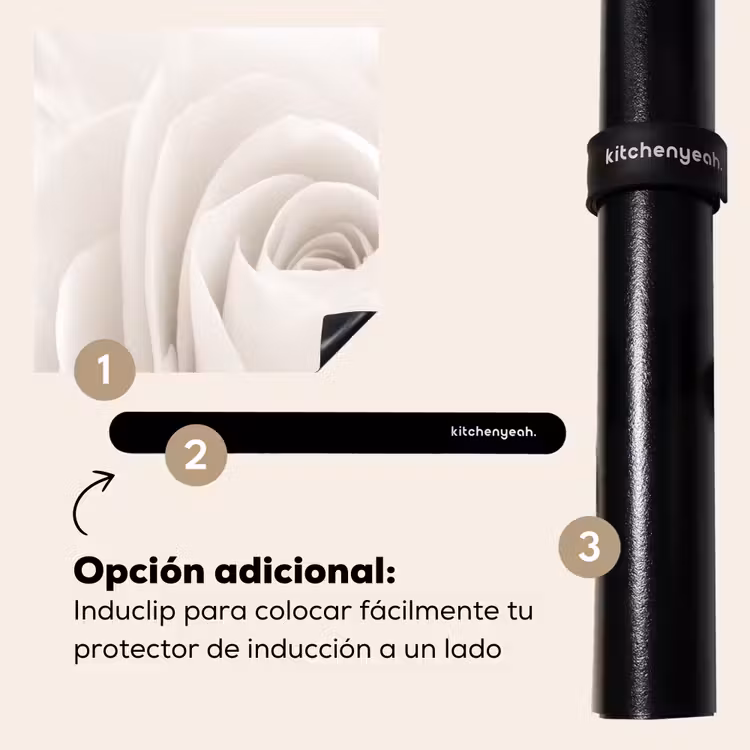 Protector de inducción - Spirale rosa seppia — 8