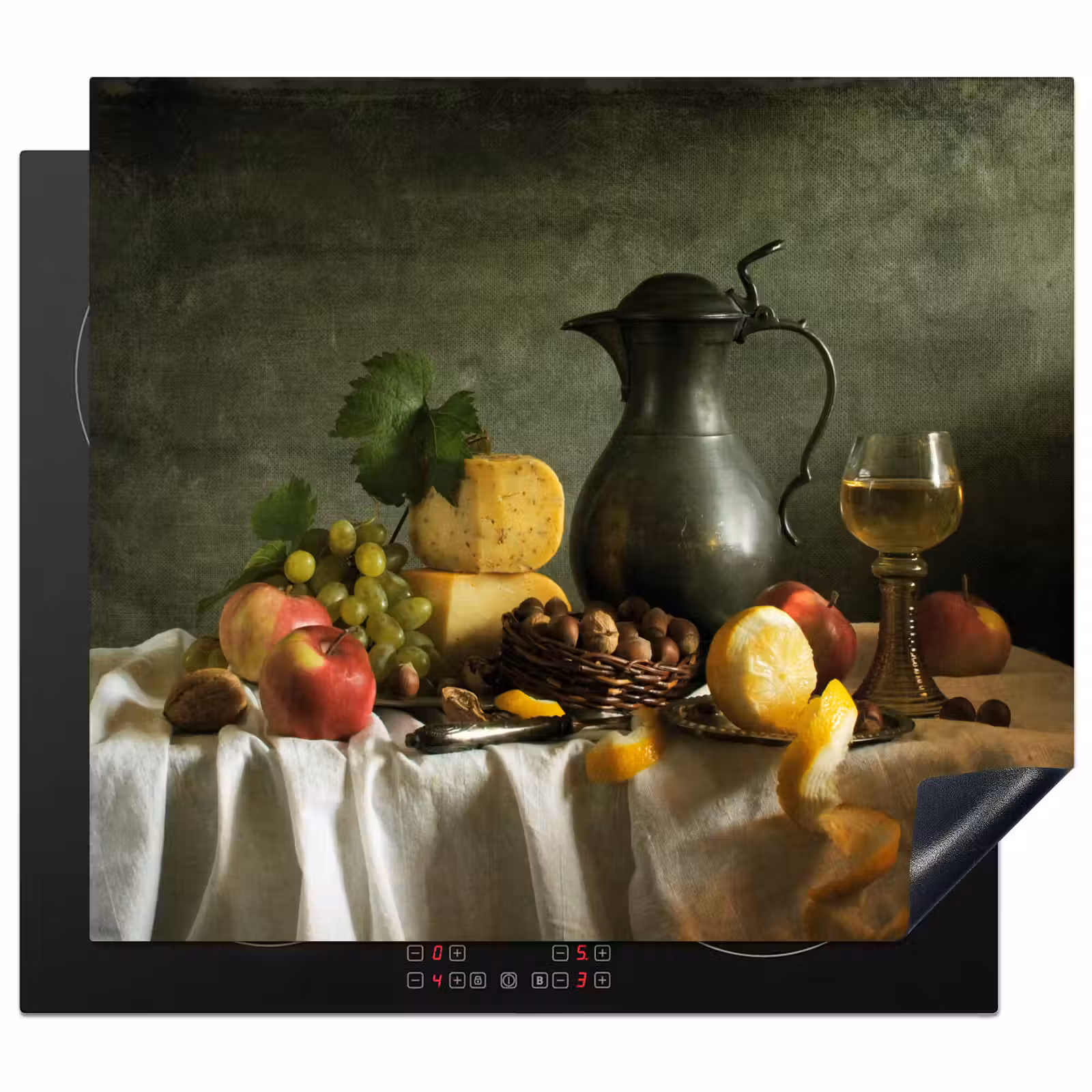 Protector de inducción - Natura morta con formaggio e frutta — 1
