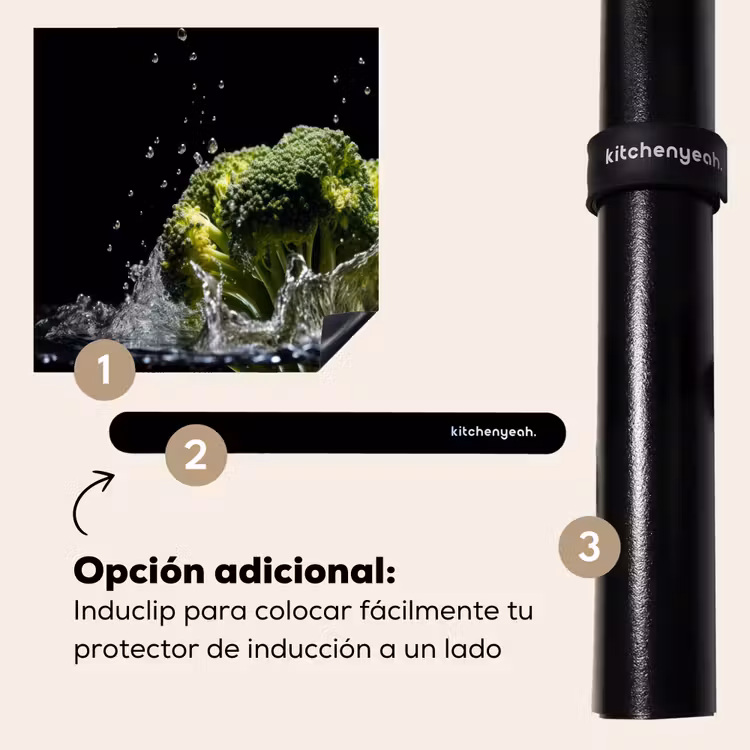 Protector de inducción - Broccoli - Verde - Acqua - Nero — 8