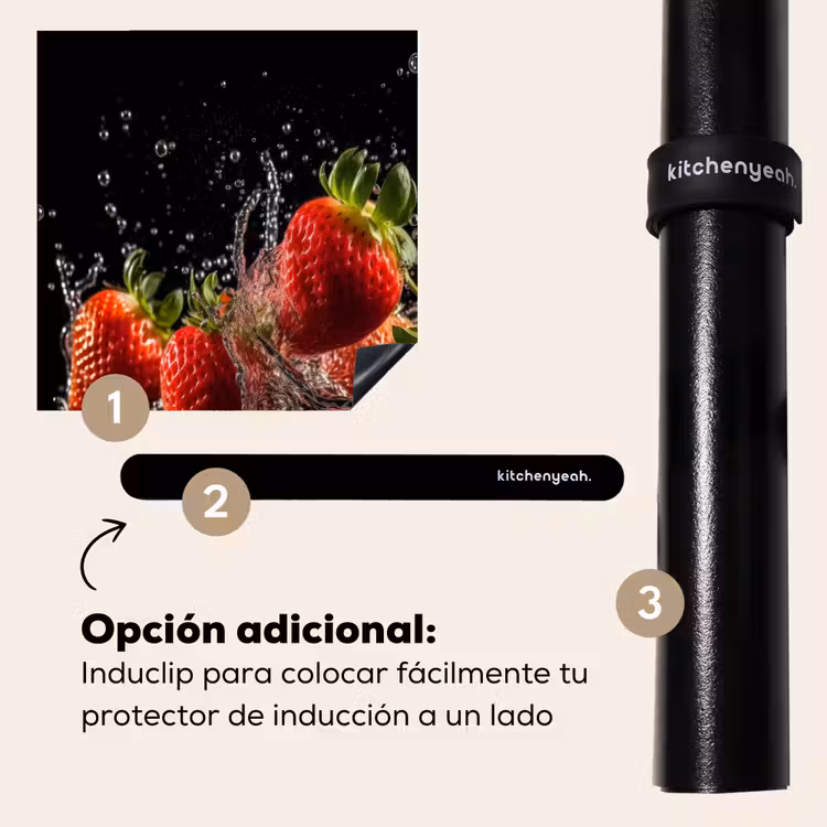Protector de inducción - Fragole - Frutta - Rosso - Acqua - Nero — 8