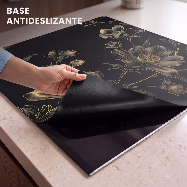 Protector de inducción - Giardino di mezzanotte in oro monocromatico — 6