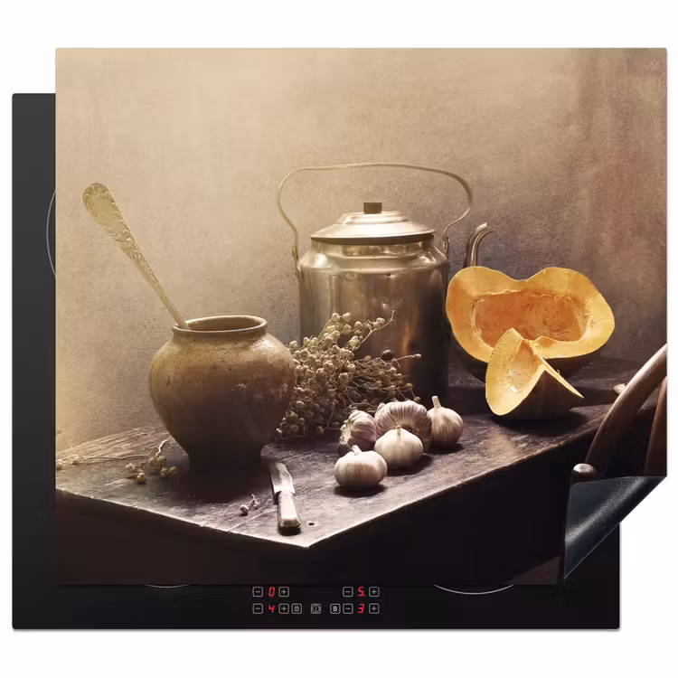 Protector de inducción - Natura morta in cucina con zucca — 1