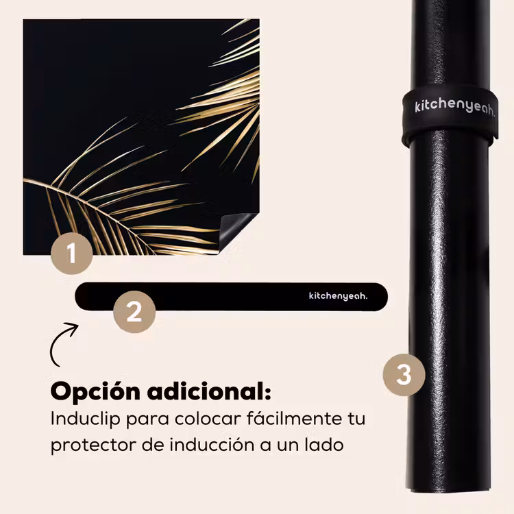 Protector de inducción - L'eleganza dorata dei tropici — 8