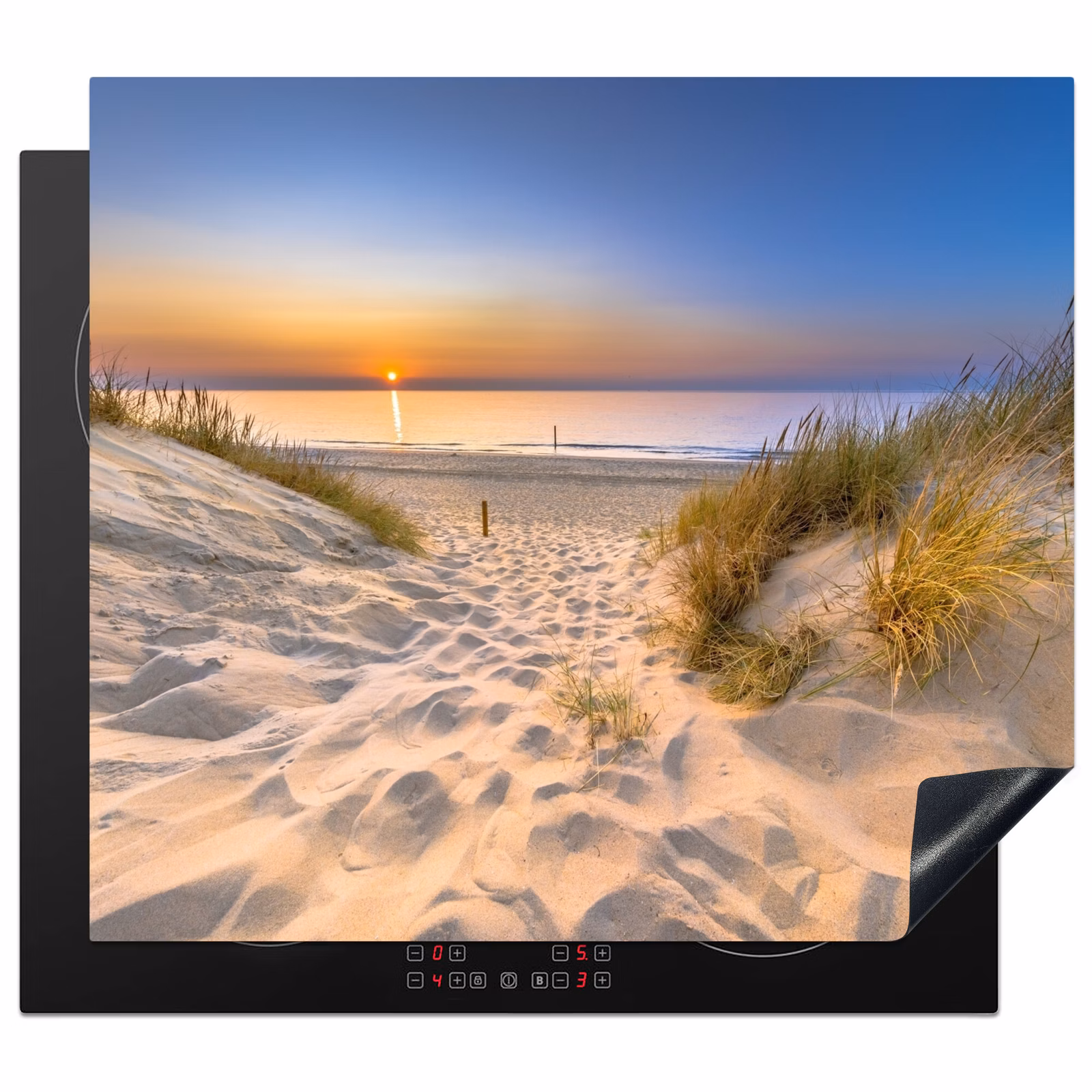 Protector de inducción - Un'alba morbida su un paesaggio di dune — 1