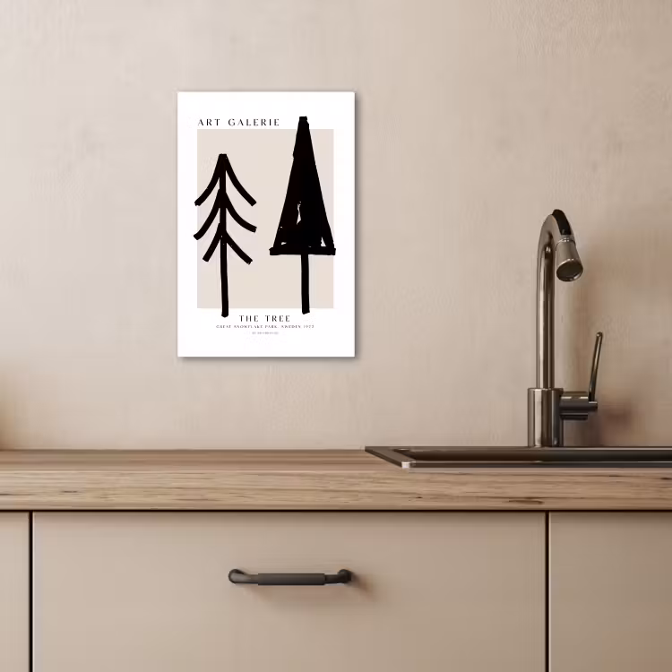 Lienzos decorativos - Árboles - Navidad - Negro - Fiesta — 3