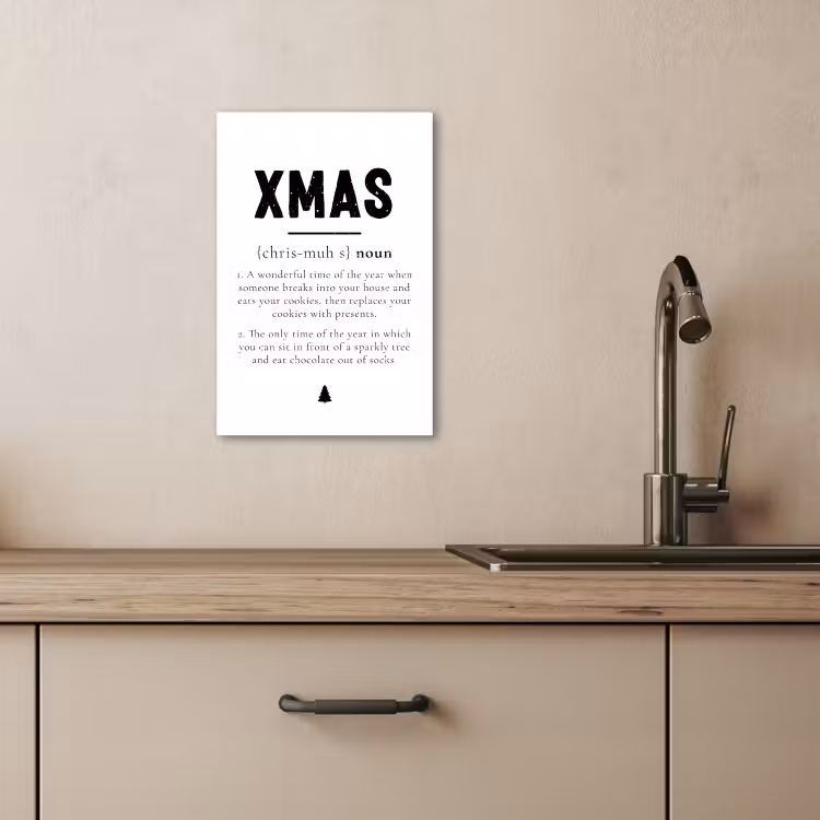 Lienzos decorativos - Navidad - Blanco - Navidad - Citas - Vacaciones — 2