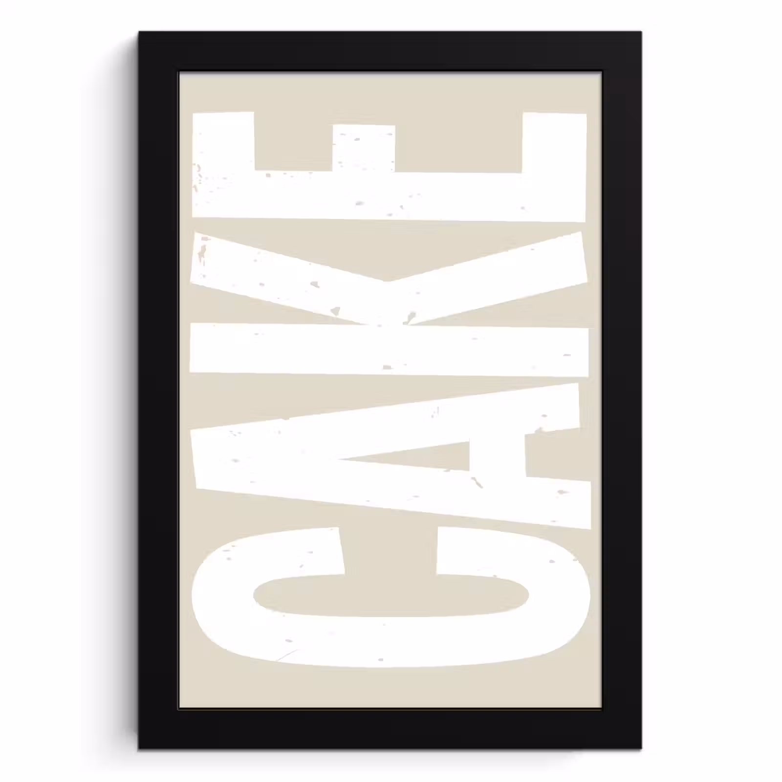 Cuadros enmarcados - Pastel - Palabra - Japandi - Blanco — 1