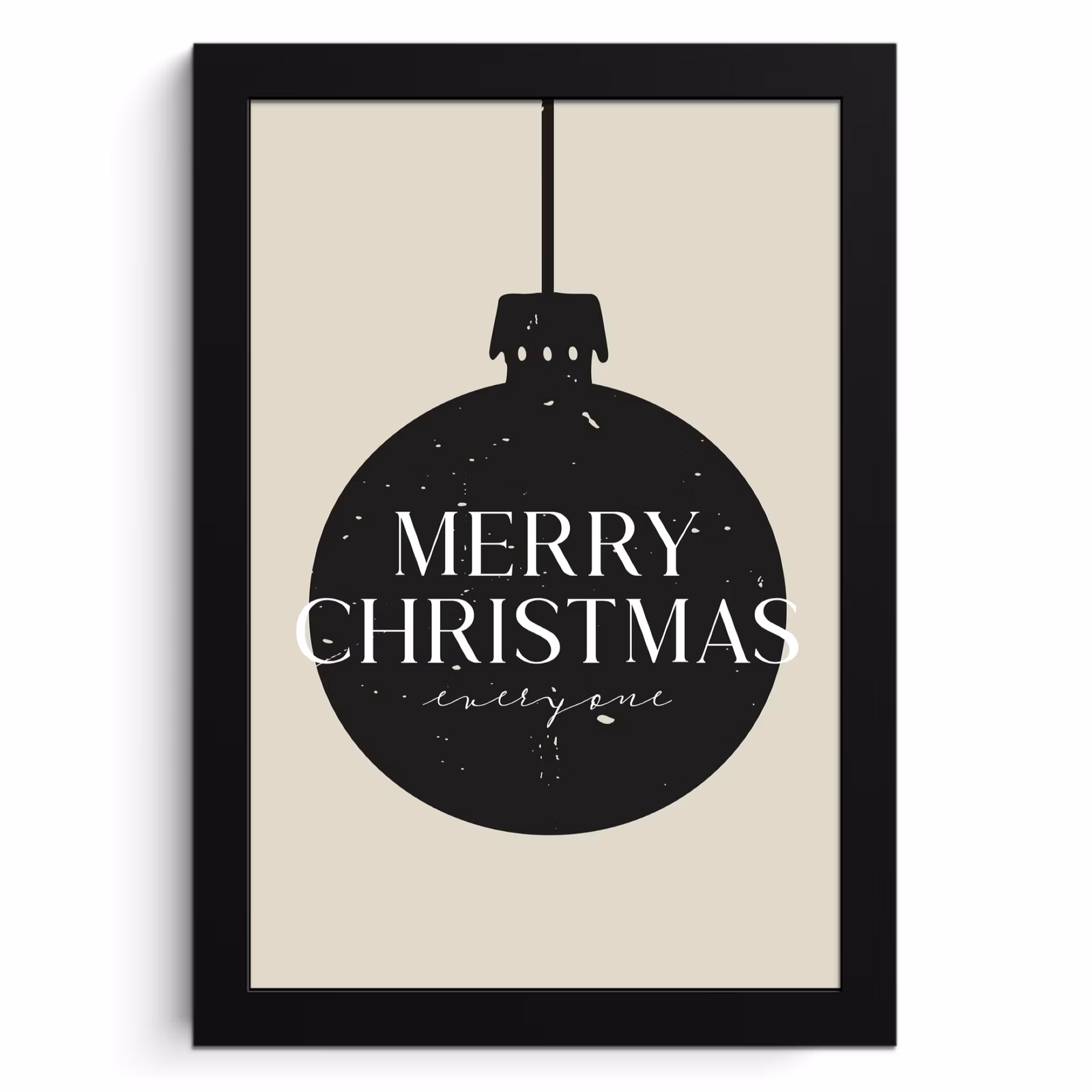 Cuadros enmarcados - Adornos de Navidad - Japandi - Navidad - Adornos negros — 1