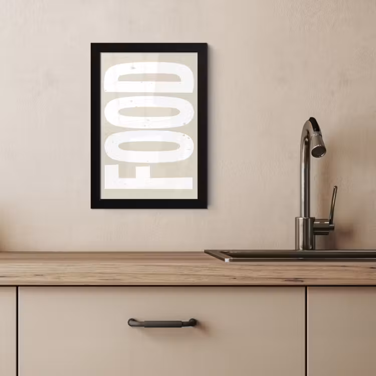 Cuadros enmarcados - Alimentación - Comida - Decoración - Japandi — 2