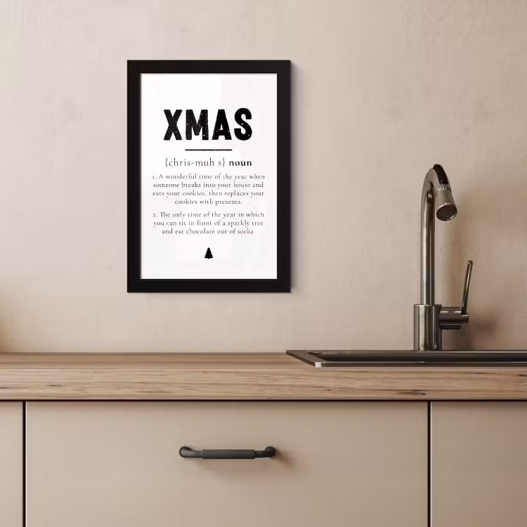 Cuadros enmarcados - Navidad - Blanco - Navidad - Citas - Vacaciones — 3