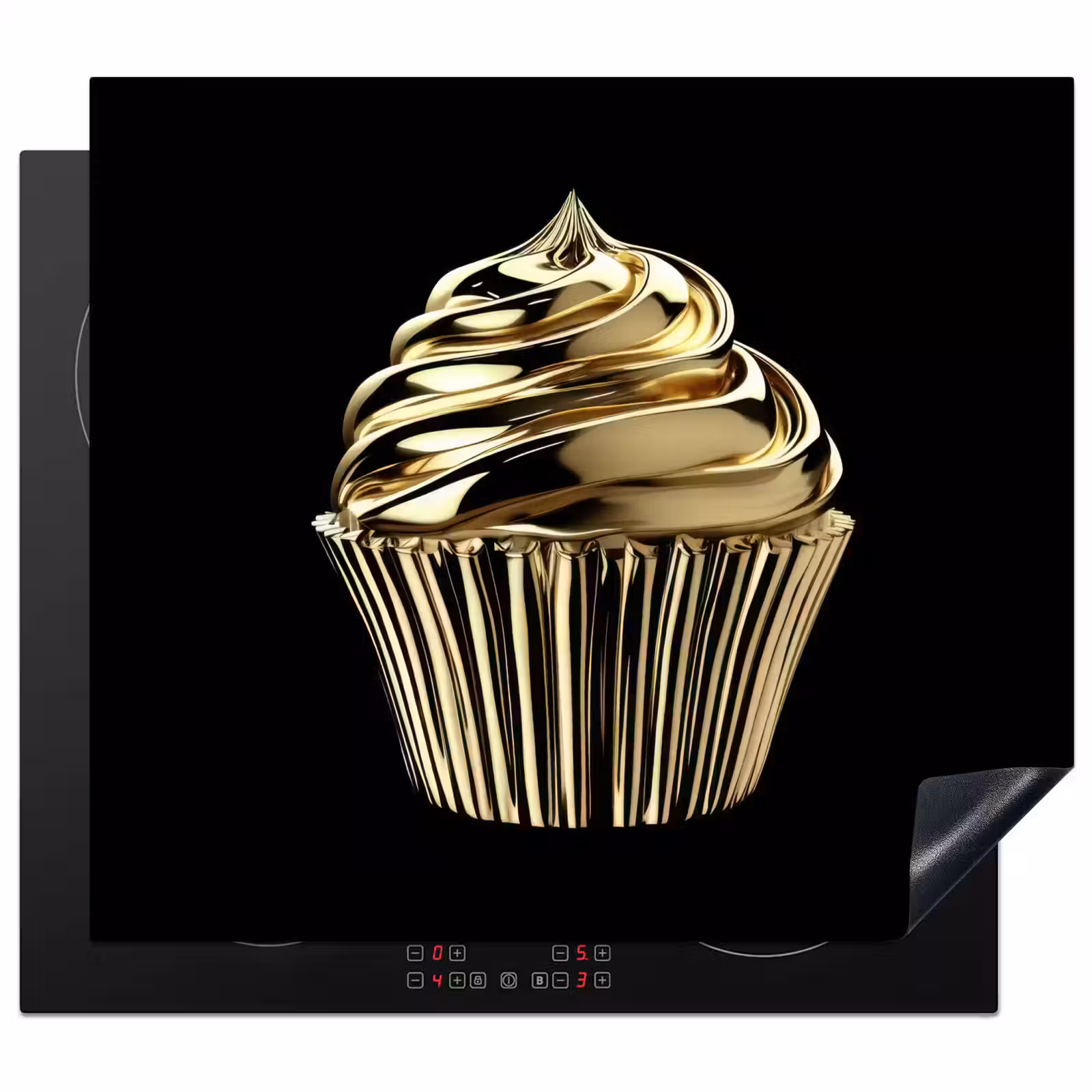 Protector de inducción - Cupcake - Cibo - Oro - Nero — 1