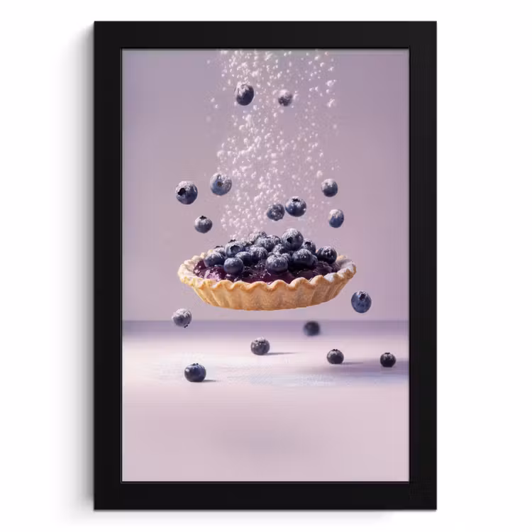 Cuadros enmarcados - Alimentación - Pastel - Bayas - Azul — 1