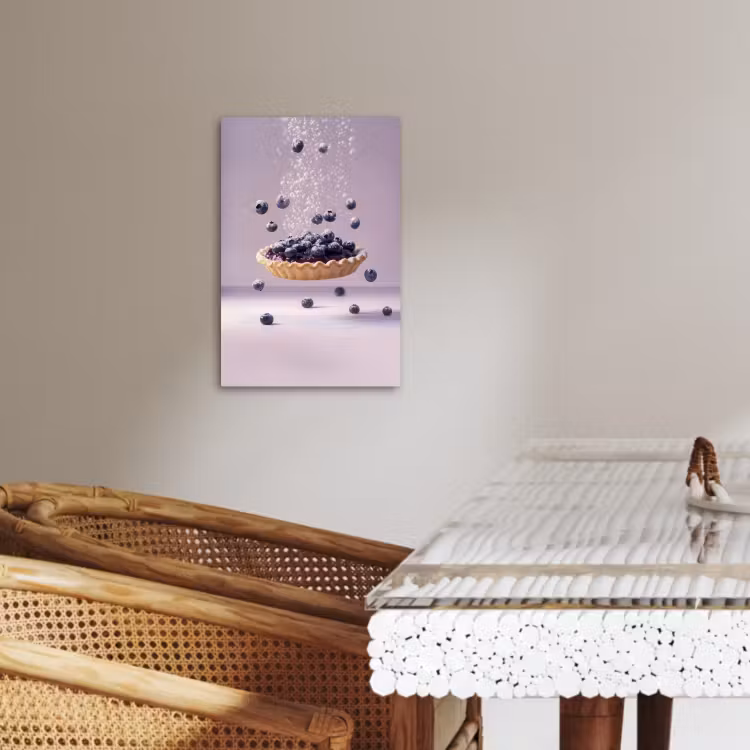 Lienzos decorativos - Alimentación - Pastel - Bayas - Azul — 2