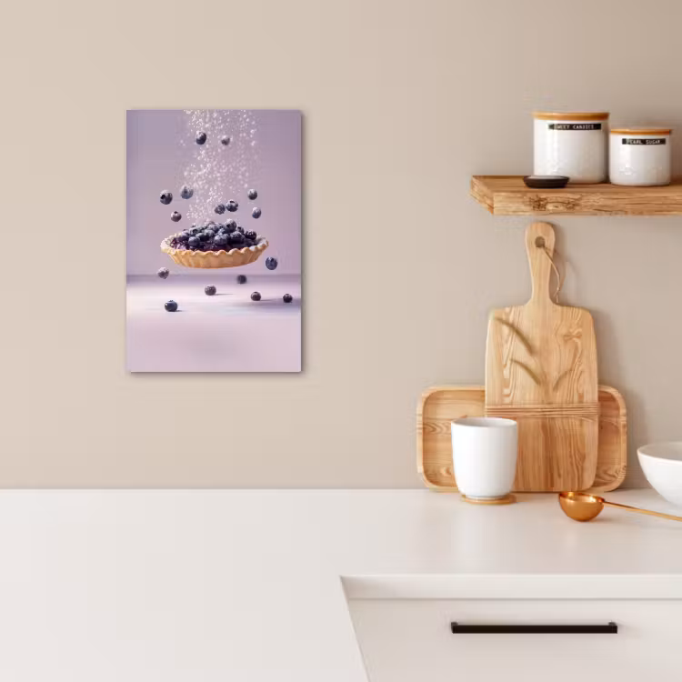 Lienzos decorativos - Alimentación - Pastel - Bayas - Azul — 3