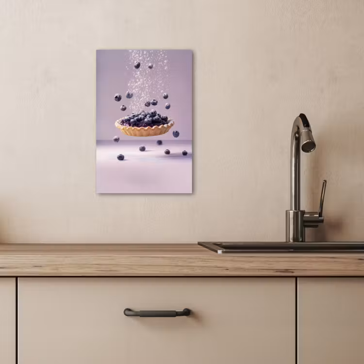 Lienzos decorativos - Alimentación - Pastel - Bayas - Azul — 4