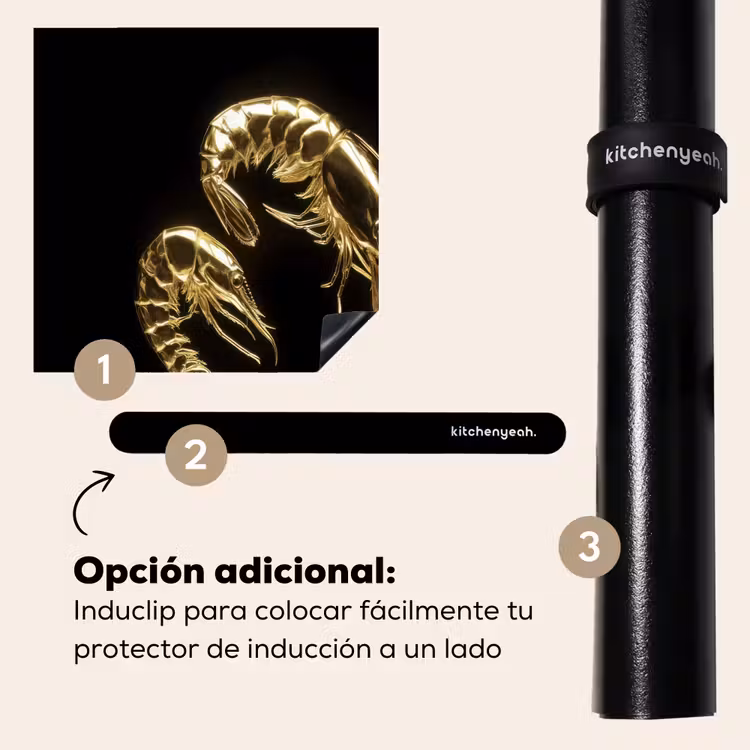 Protector de inducción - Gamberi - Nero - Oro - Animali — 8