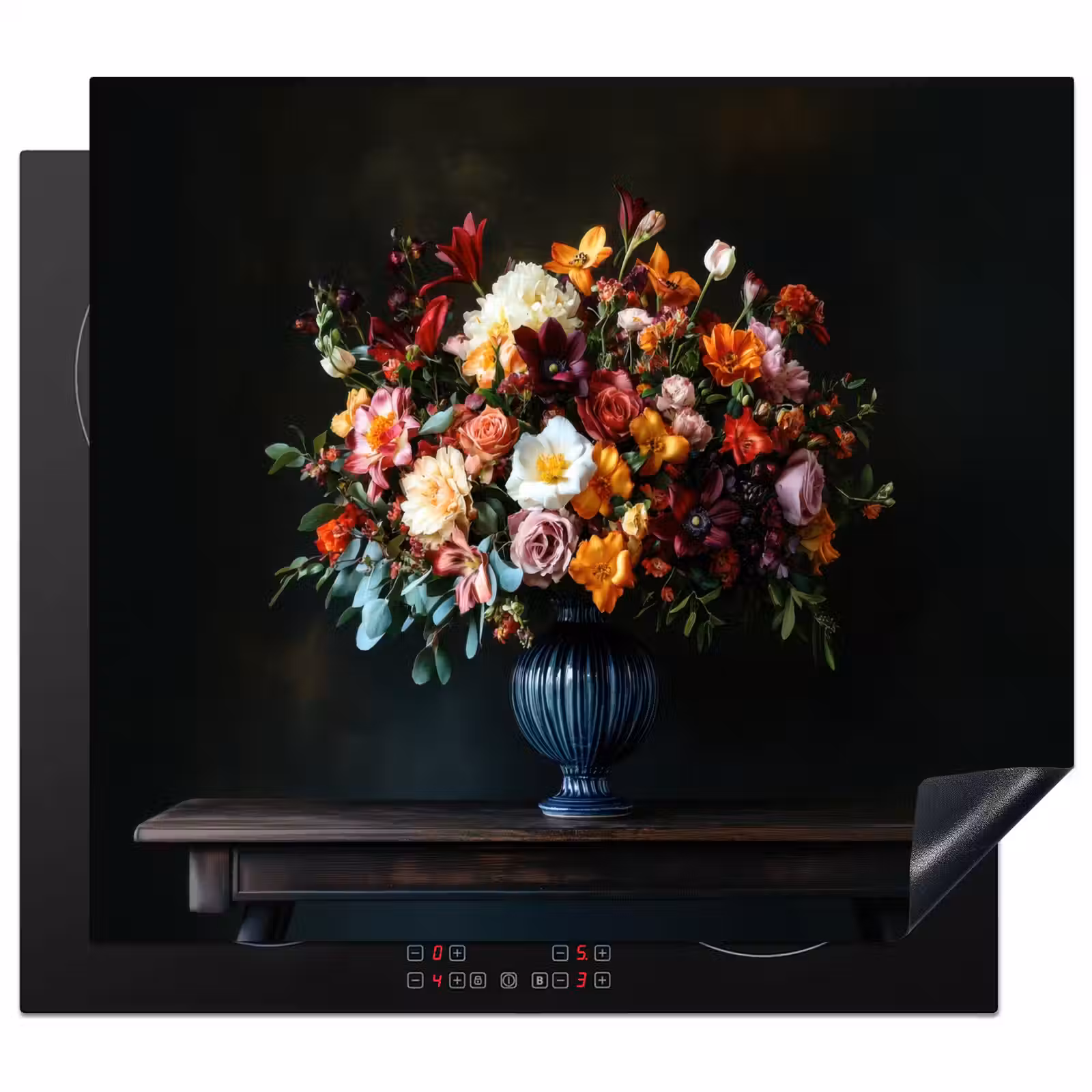 Protector de inducción - Grande - Fiori - Vaso - Bouquet — 1