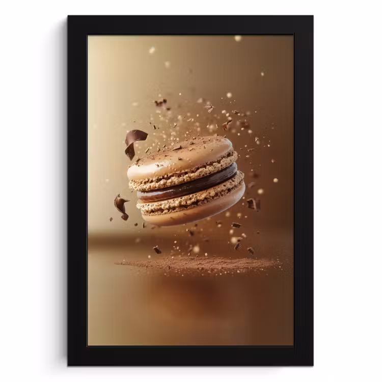 Cuadros enmarcados - Chocolate - Macarrones - Alimentos - Dulces — 1