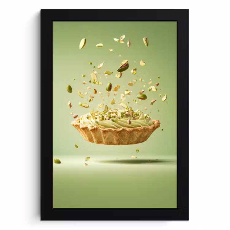 Cuadros enmarcados - Pistacho - Pastel - Frutos de cáscara - Alimentos — 1