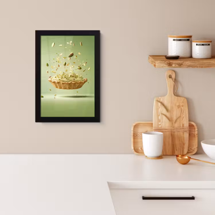 Cuadros enmarcados - Pistacho - Pastel - Frutos de cáscara - Alimentos — 2
