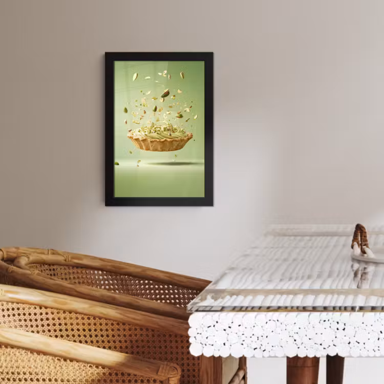 Cuadros enmarcados - Pistacho - Pastel - Frutos de cáscara - Alimentos — 4